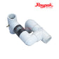 H000042 | Raypak Heat Pump Bypass Assembly in white, showcasing its design for efficient water flow regulation for pool heat pumps.