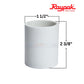 H000042 | Raypak Heat Pump Bypass Assembly, white PVC cylinder, dimensions 1.5" x 2.375", from Discount Pool Mart for pool supplies.