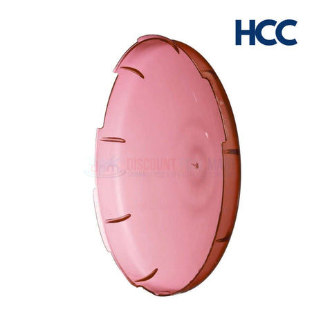 HCC Red Lens Cover for Amerlite Pool Lights, vibrant hue from Discount Pool Mart (DPM), 7.5 inch.