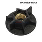 HH1020 | HammerHead Cleaner Motor Propeller Nut, black, top view showing threading, perfect for pool supplies from Discount Pool Mart.