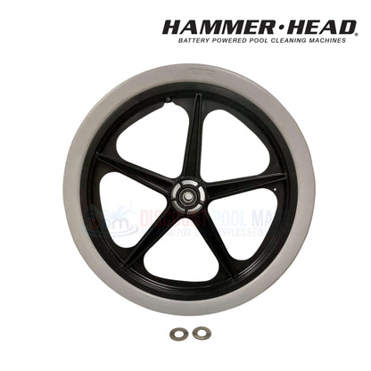 HH1050 | HammerHead Cleaner 20" Cart Wheel from Discount Pool Mart. Heavy-duty black wheel, 20" diameter for service carts.