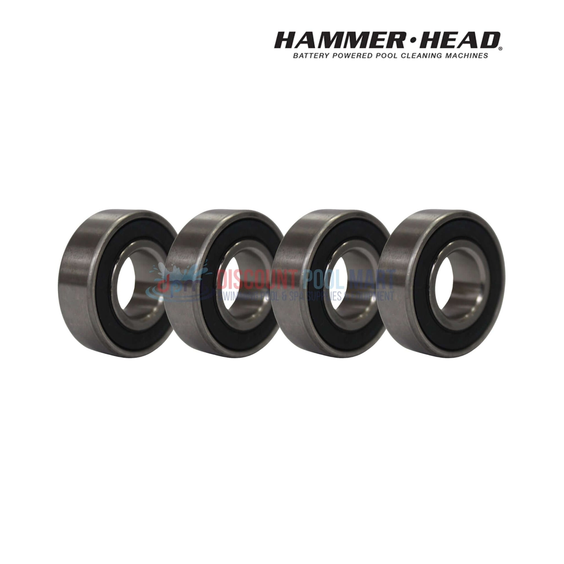 HH1052SS-S4 | HammerHead Cleaner Cart 20" Wheel Bearing 4-Pack with stainless steel construction for smooth performance. Discount Pool Mart.