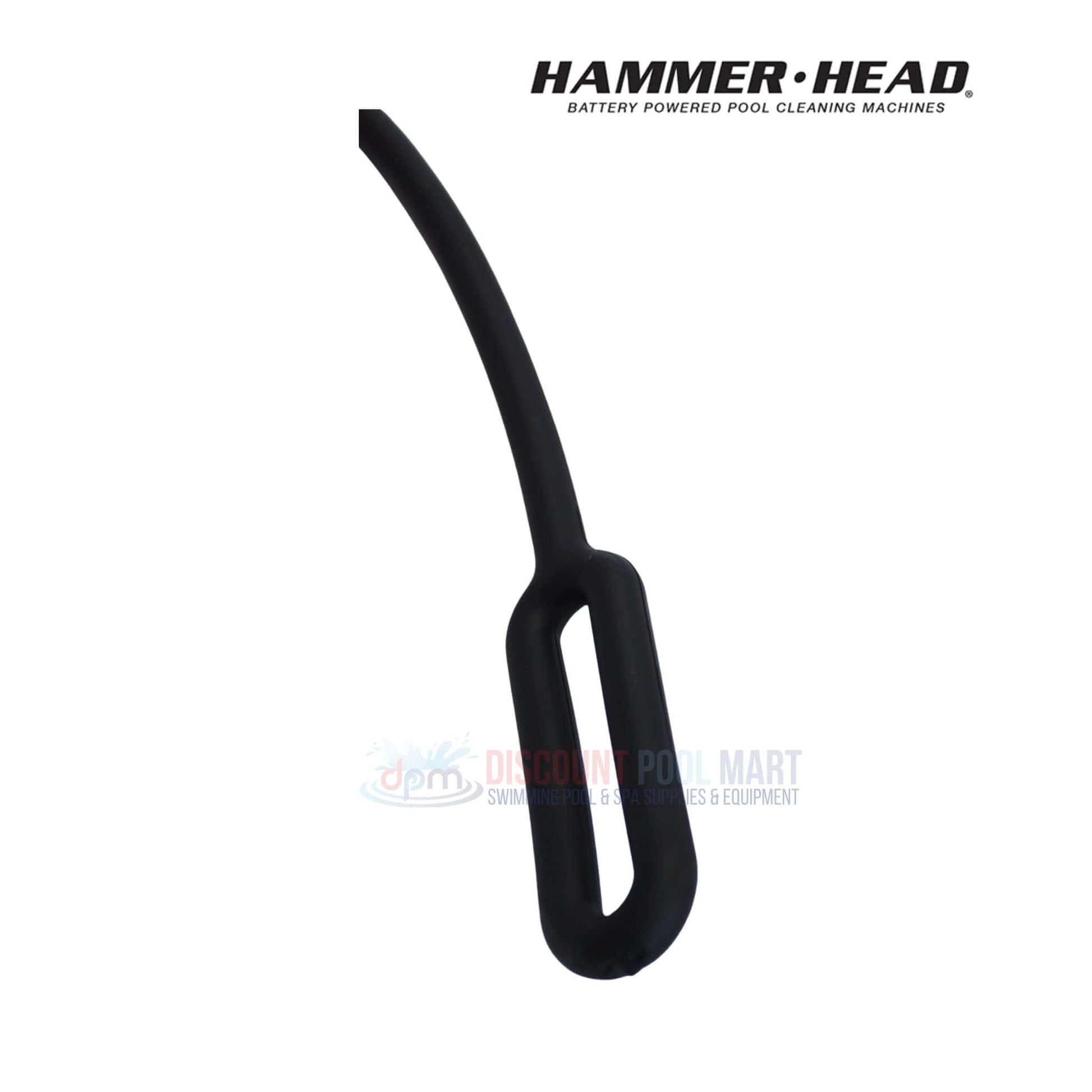 HH1125 | HammerHead Cleaner 30" Bungee Cord close-up, black elastic strap for securing pool cleaning equipment, Discount Pool Mart