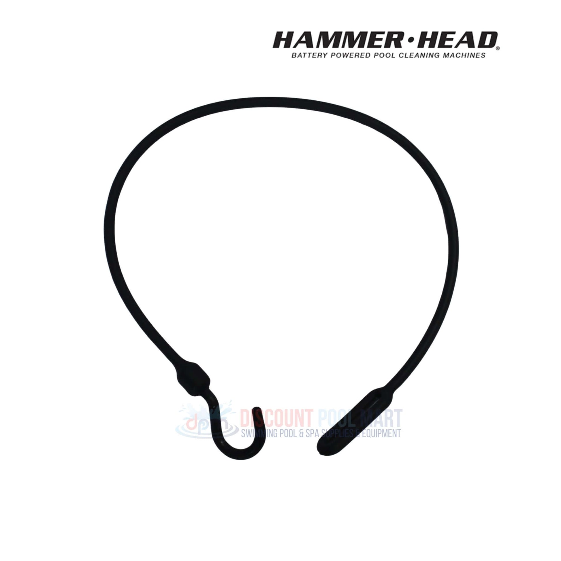 HH1125 | HammerHead Cleaner 30" Bungee Cord in black, used to secure components for pool cleaning systems at Discount Pool Mart.