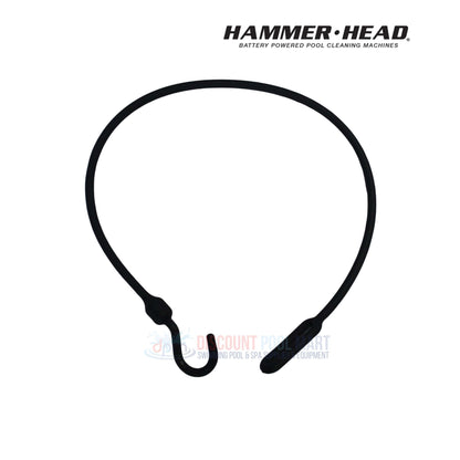 HH1125 | HammerHead Cleaner 30" Bungee Cord in black, used to secure components for pool cleaning systems at Discount Pool Mart.