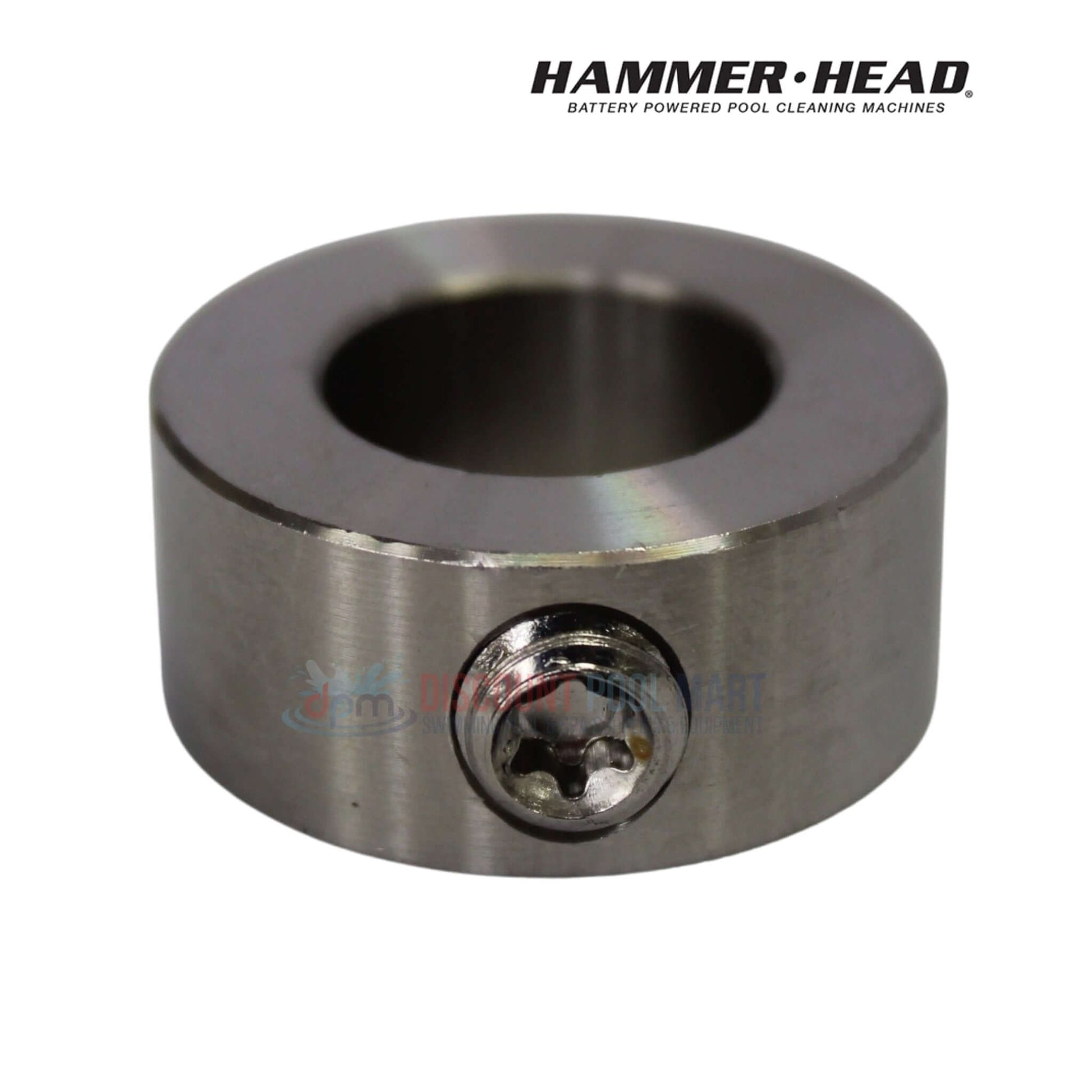 HH1251-S2 | HammerHead Cleaner Axle Shaft Collars in stainless steel, designed for securing pool cart wheels, offered by Discount Pool Mart.