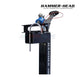 HH1306 | HammerHead Mount Assembly & Stainless Steel Clamp for pool supplies, attached to a 2-inch hitch receiver.
