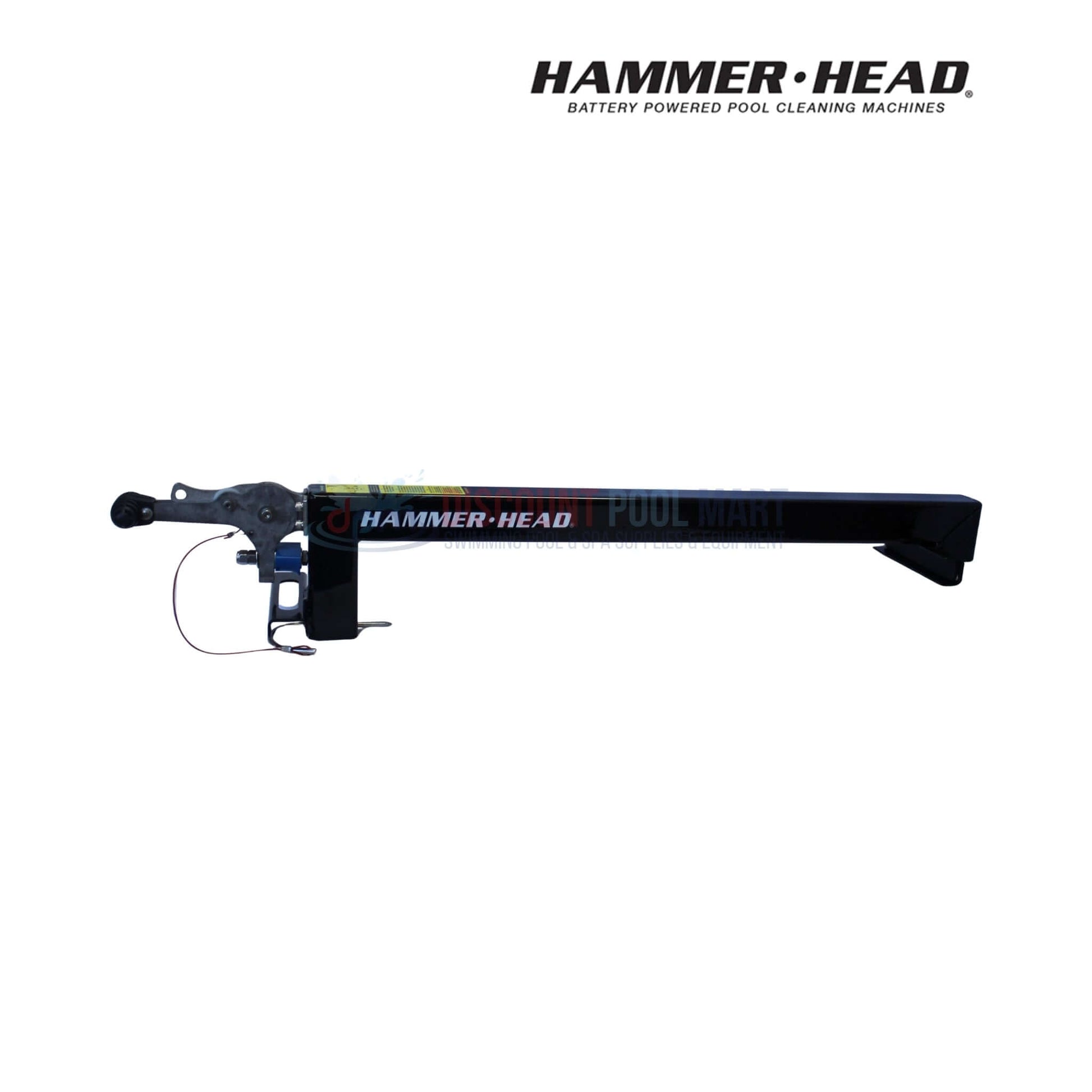 HH1306 | HammerHead Mount Assembly & Stainless Steel Clamp shown side view, suitable for Service-21 and Service-30 units from Discount Pool Mart.