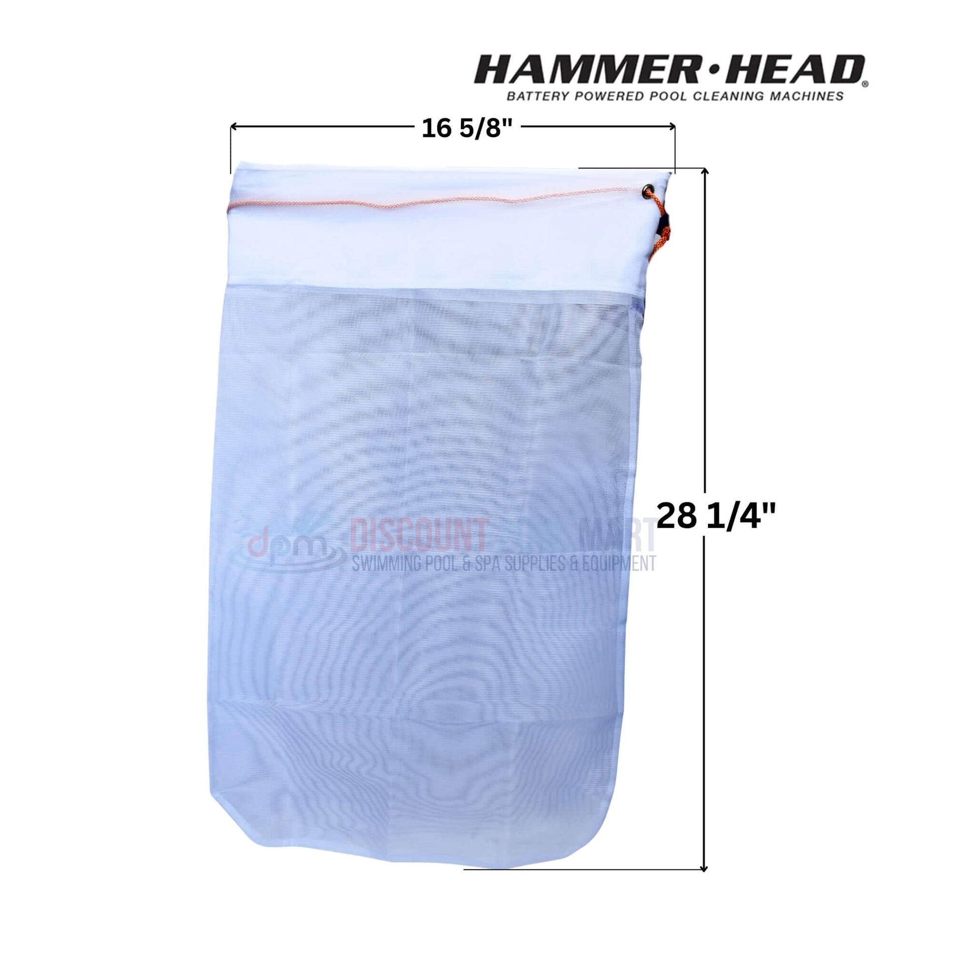 HH1502 | HammerHead Coarse 24" Debris Bag dimensions 16 5/8" x 28 1/4" for effective pool cleaning at Discount Pool Mart.