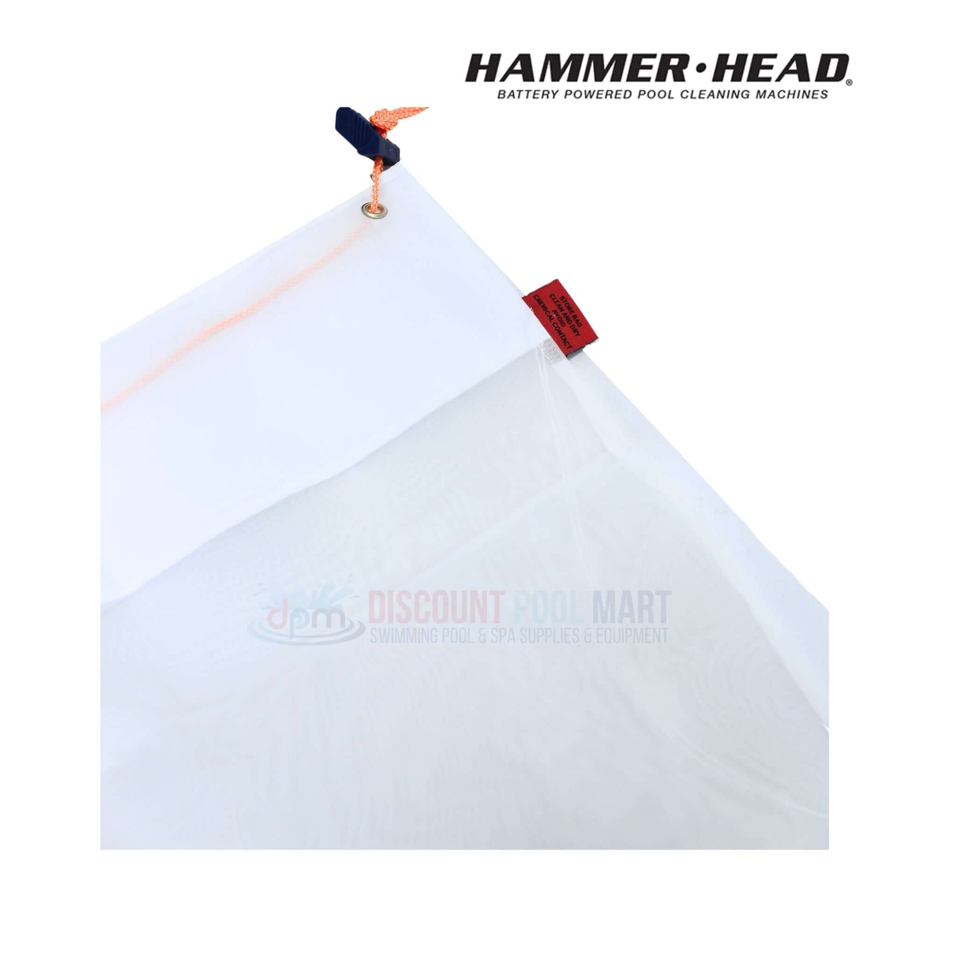 HH1508 | HammerHead Super Fine 25" Debris Bag from Discount Pool Mart, showing durable mesh and design for pool cleaning.