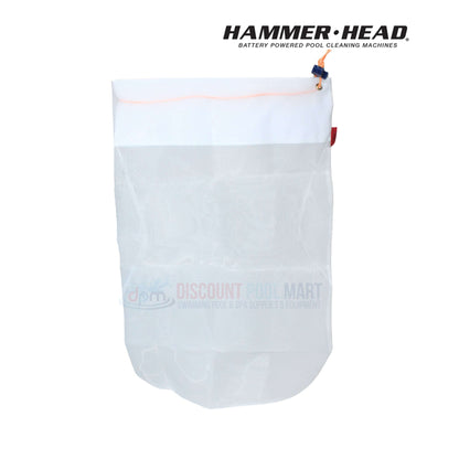 HH1508 | HammerHead Super Fine 25" Debris Bag, clear mesh design for pool cleaning, compatible with HammerHead vacuum systems, by Discount Pool Mart.