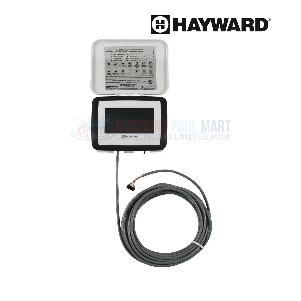 HLHCONTROL | Hayward OmniHub Pool & Spa Controller displayed with wiring, showing control panel for pool automation, Discount Pool Mart, DPM.