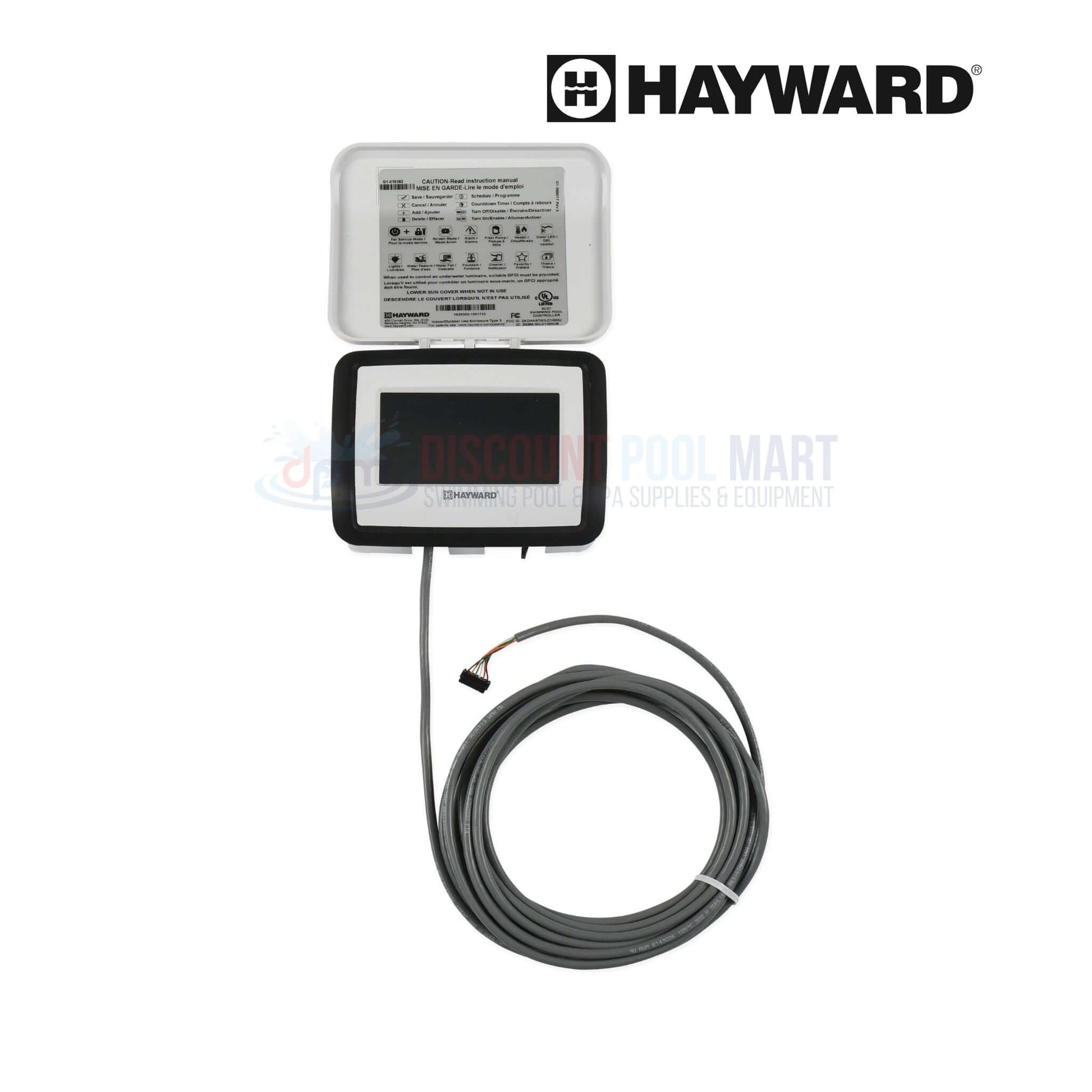 HLHCONTROL | Hayward OmniHub Pool & Spa Controller displayed with wiring, showing control panel for pool automation, Discount Pool Mart, DPM.