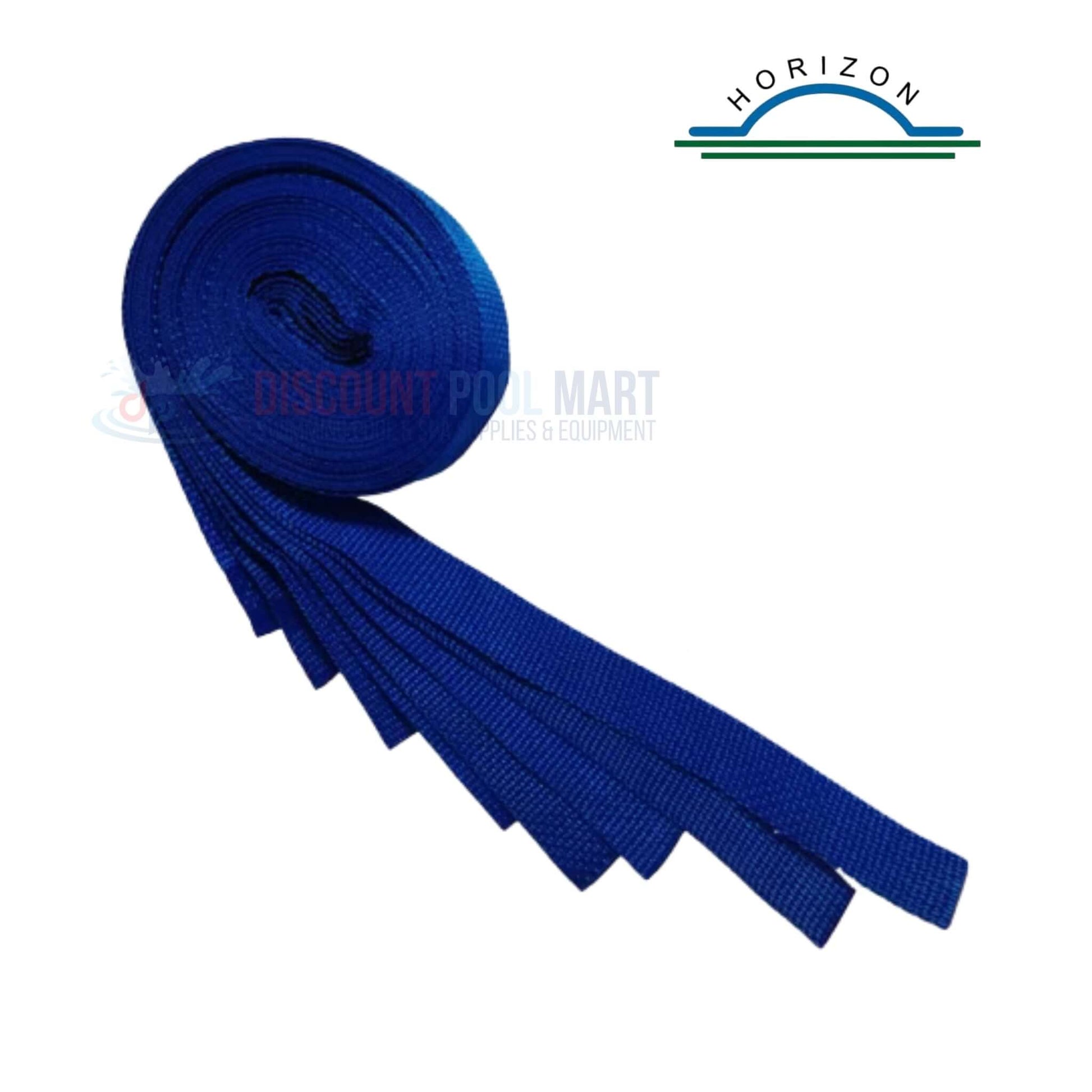 Horizon HV-7010 solar cover strap kit in blue, durable straps from Discount Pool Mart for securing pool covers.