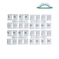 Horizon HV-7010 cover plate kit for solar blanket attachment, 16 white plastic pieces, pool supplies from Discount Pool Mart.