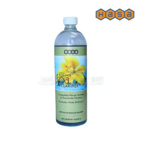 HASA Hi-Temp Eco-Safe Water Clarifier 16oz | DPM | Enhances spa water clarity & filtration, promotes water brilliance.