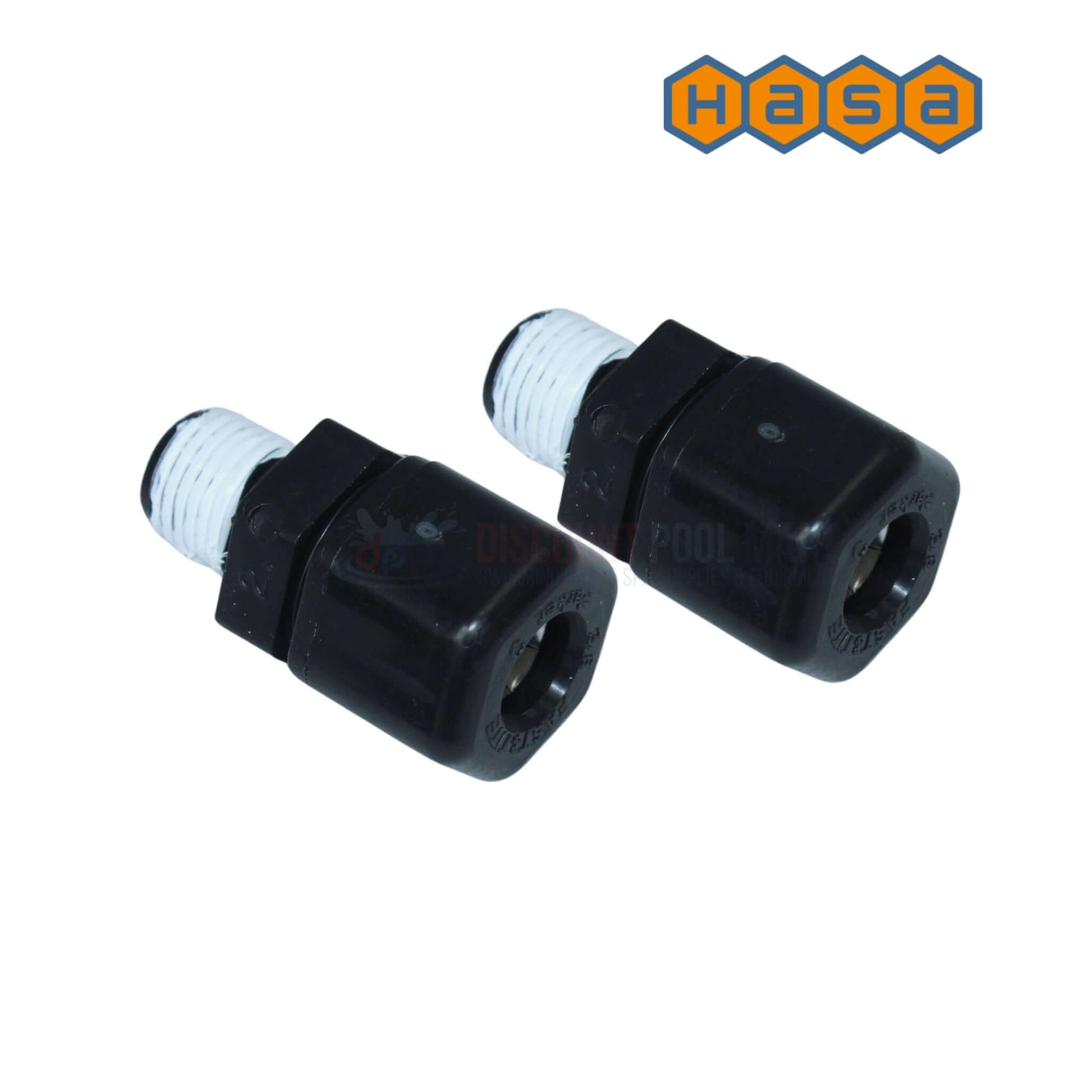 HASA tube connectors for the Liquid Chlorine Feeder Model 96301, essential for reliable pool supplies and swimming pool parts.