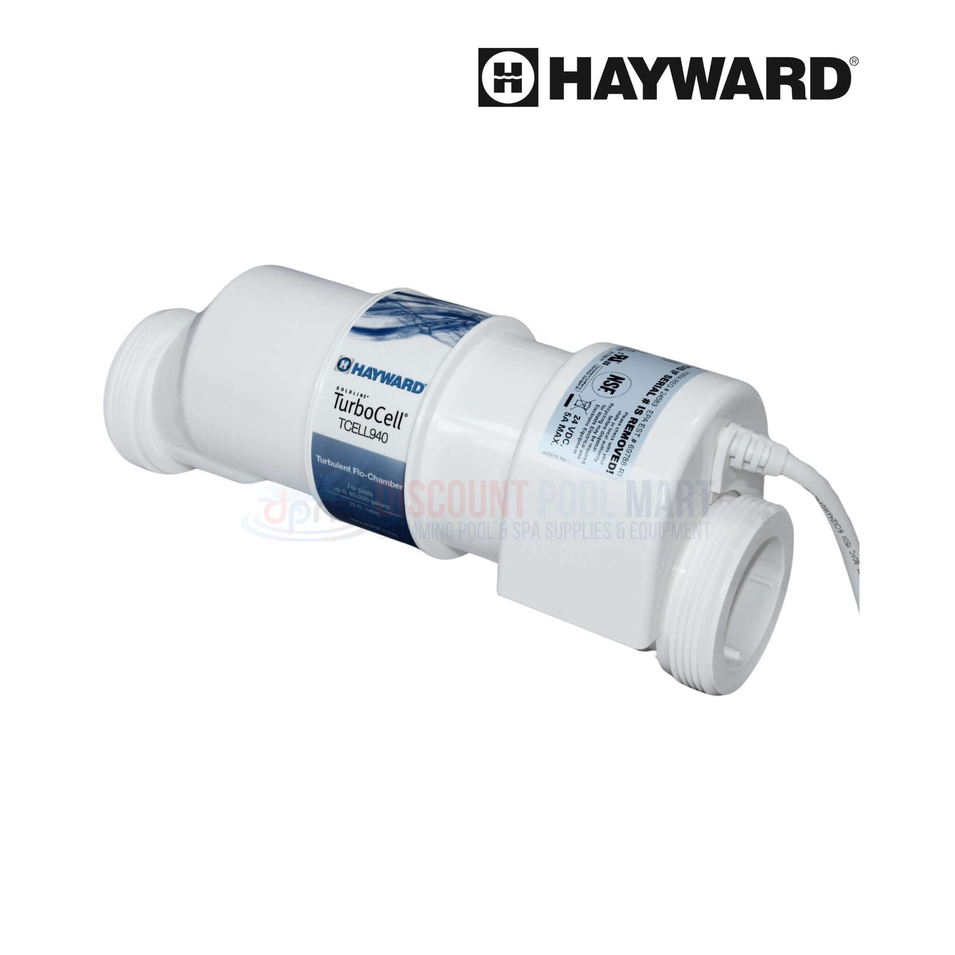 Hayward Extended Life TurboCell TCELL940 for AquaRite salt generator, 40k gallons available at Discount Pool Mart DPM.