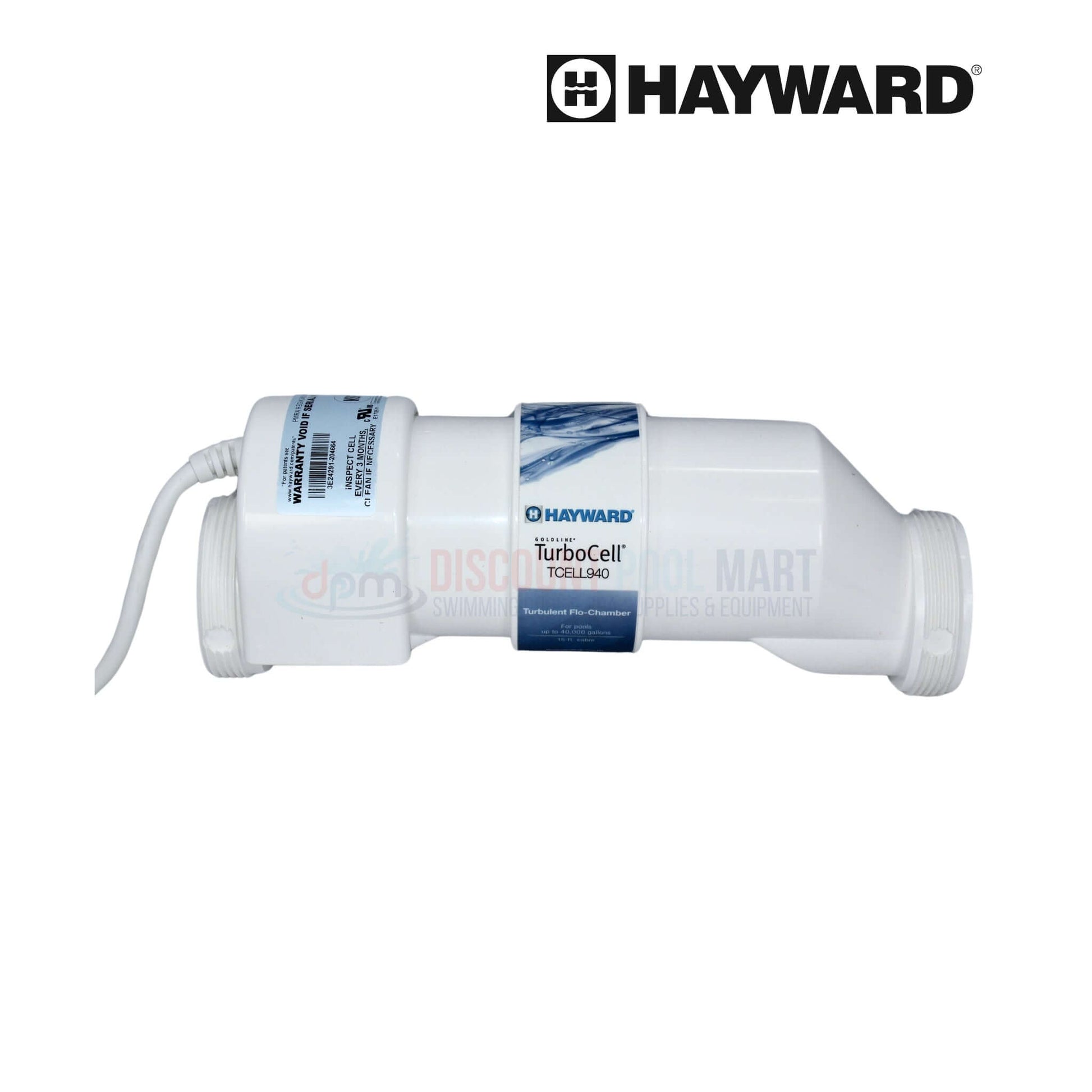 Hayward TurboCell TCELL940 replacement salt cell for AquaRite systems, ideal for pools up to 40k gallons at Discount Pool Mart DPM.