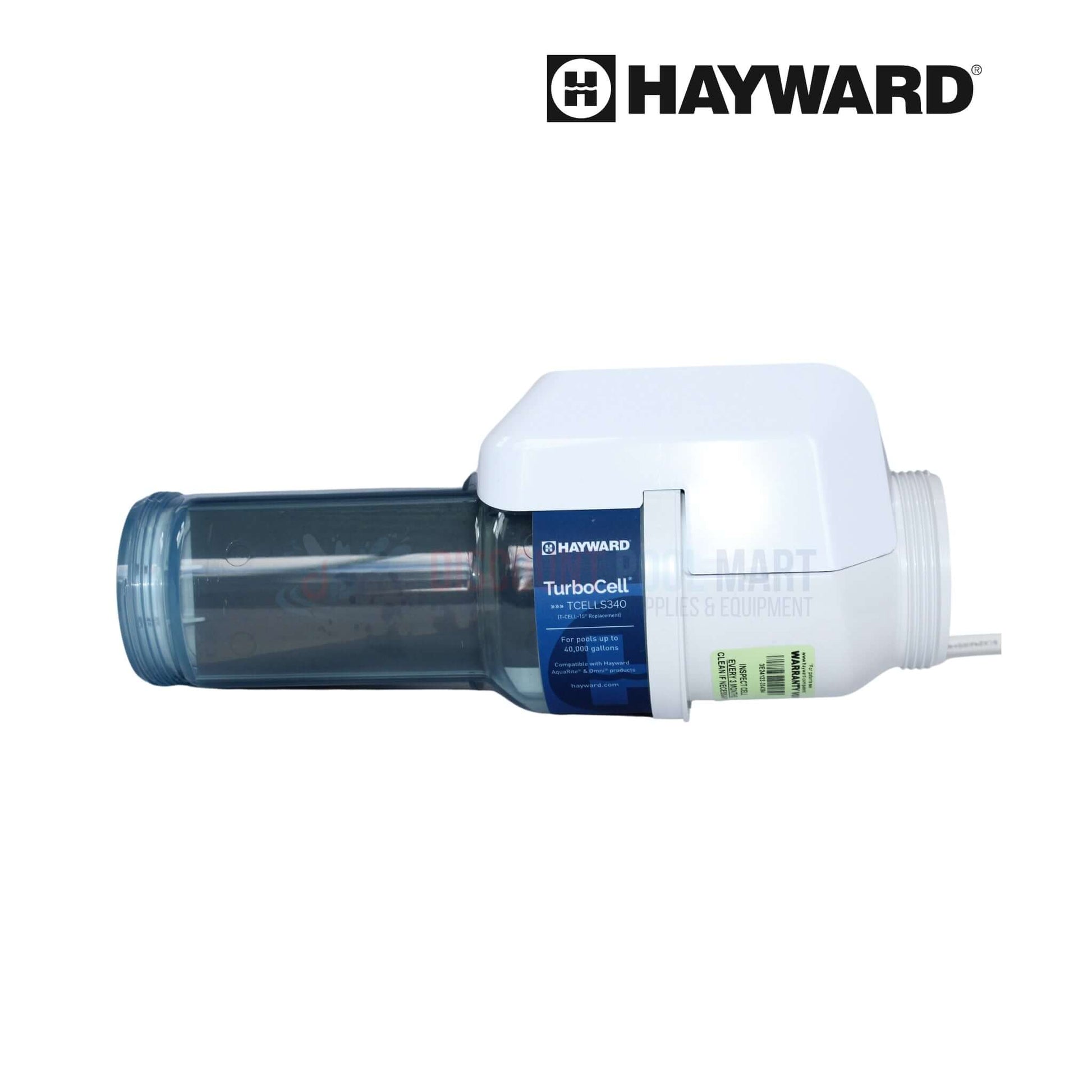 Hayward TurboCell S3 TCELLS340 for AquaRite Salt Generator by Discount Pool Mart DPM, suitable for 40k gallons.