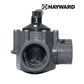Hayward 3-Port PVC Diverter Valve PSV3SDGR for pools and spas at Discount Pool Mart DPM. Durable and efficient water flow management.