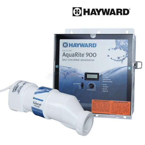 Hayward AquaRite 900 Salt Chlorine Generator for pools up to 25,000 gallons, sku AQR925, from Discount Pool Mart DPM.