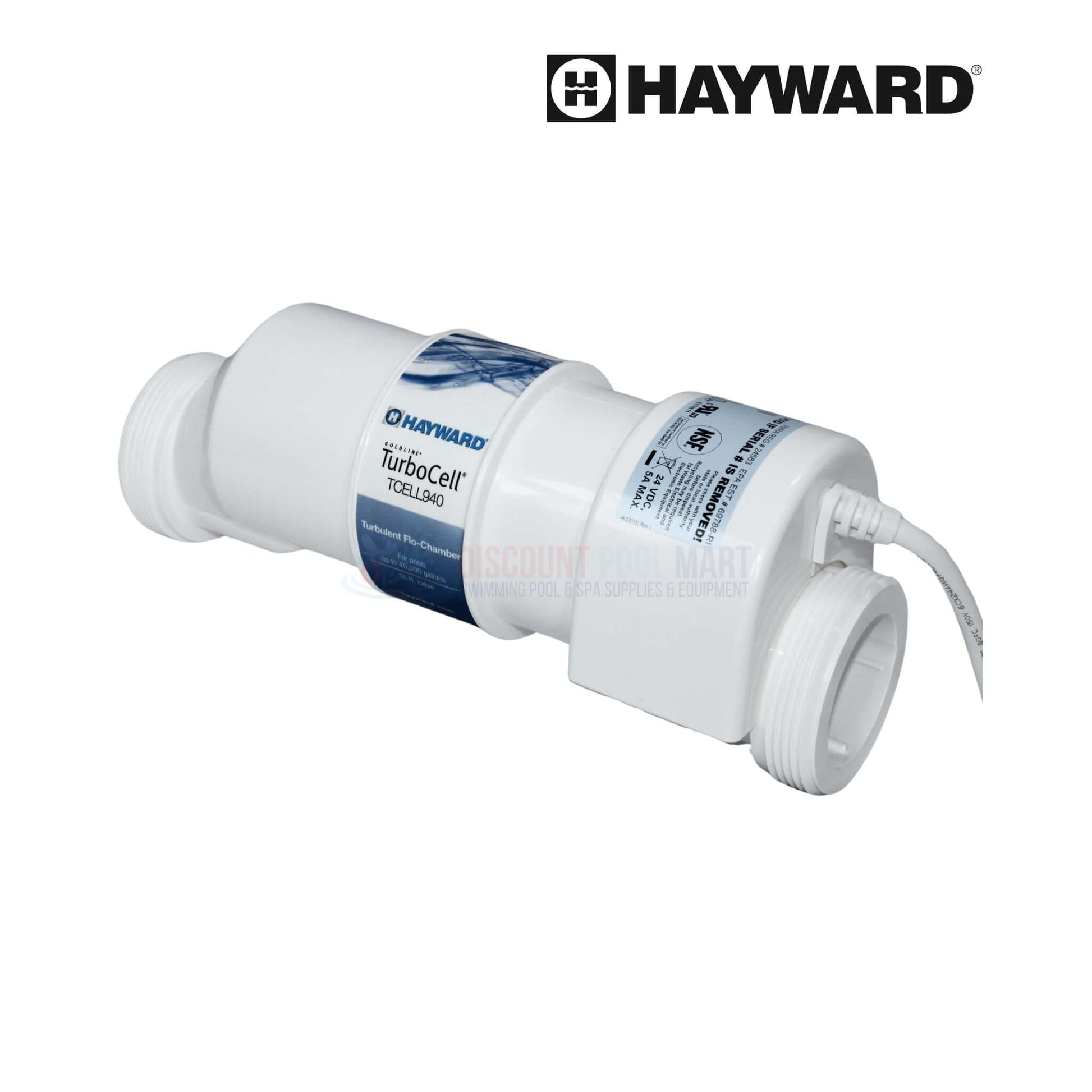 Hayward TurboCell T-CELL-940 chlorinator cell for swimming pools from Discount Pool Mart DPM.