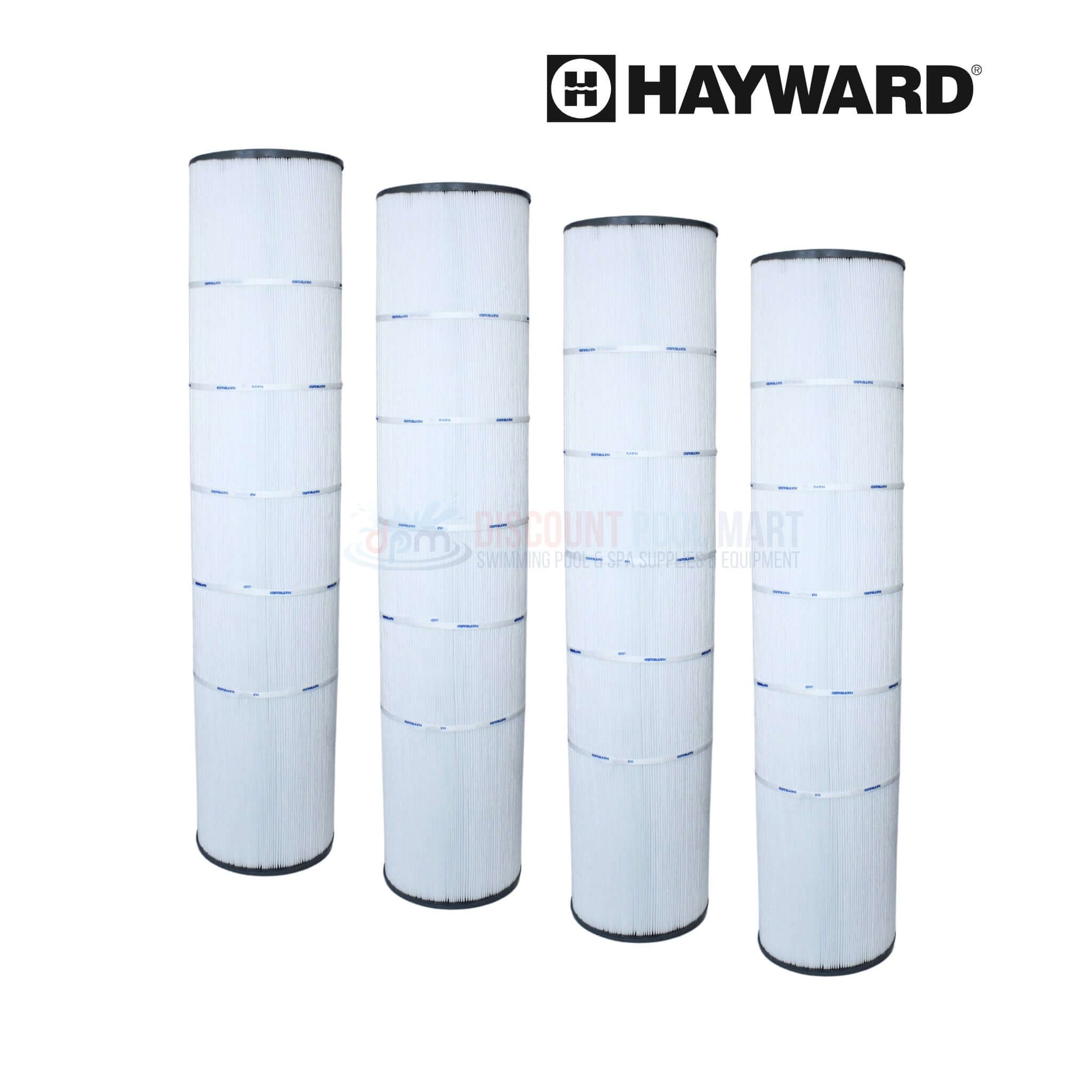 Hayward CX1380XRE SwimClear C5520 filter cartridge by Discount Pool Mart, featuring reinforced polyester pleated design.