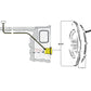 Hayward ColorLogic 4.0 pool light installation diagram showing dimensions and layout for easy setup. Discount Pool Mart DPM.