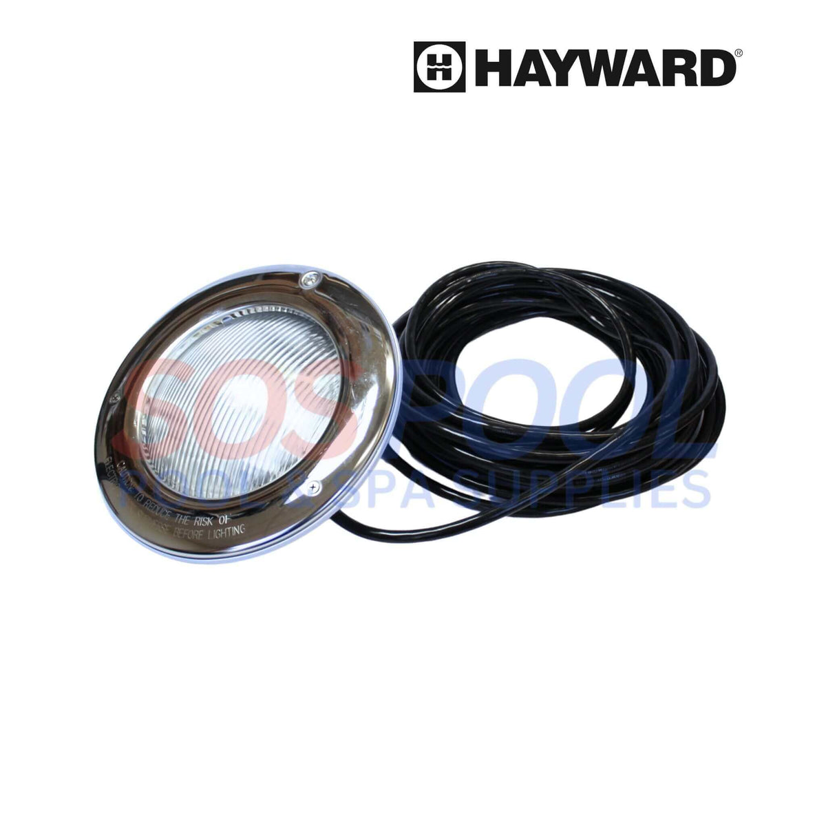 Hayward ColorLogic 4.0 LED Spa Light with 100 ft Cord, Stainless Steel Design, Perfect for SOS Pool and Spa