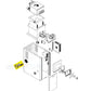 Exploded view diagram of Hayward Coupling with Grommets IDXCPG1931 for H-Series Induced Draft Heaters at Discount Pool Mart DPM.