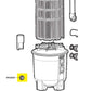 Hayward Drain Plug SP1022C with O-Ring for ProGrid Filter, essential for winterizing pools at Discount Pool Mart DPM.