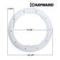 Hayward Front Frame Face Plate SPX0507A1 for SP0507 Shell Niche | DPM Discount Pool Mart, dimensions 9 7/8" x 13 1/4"