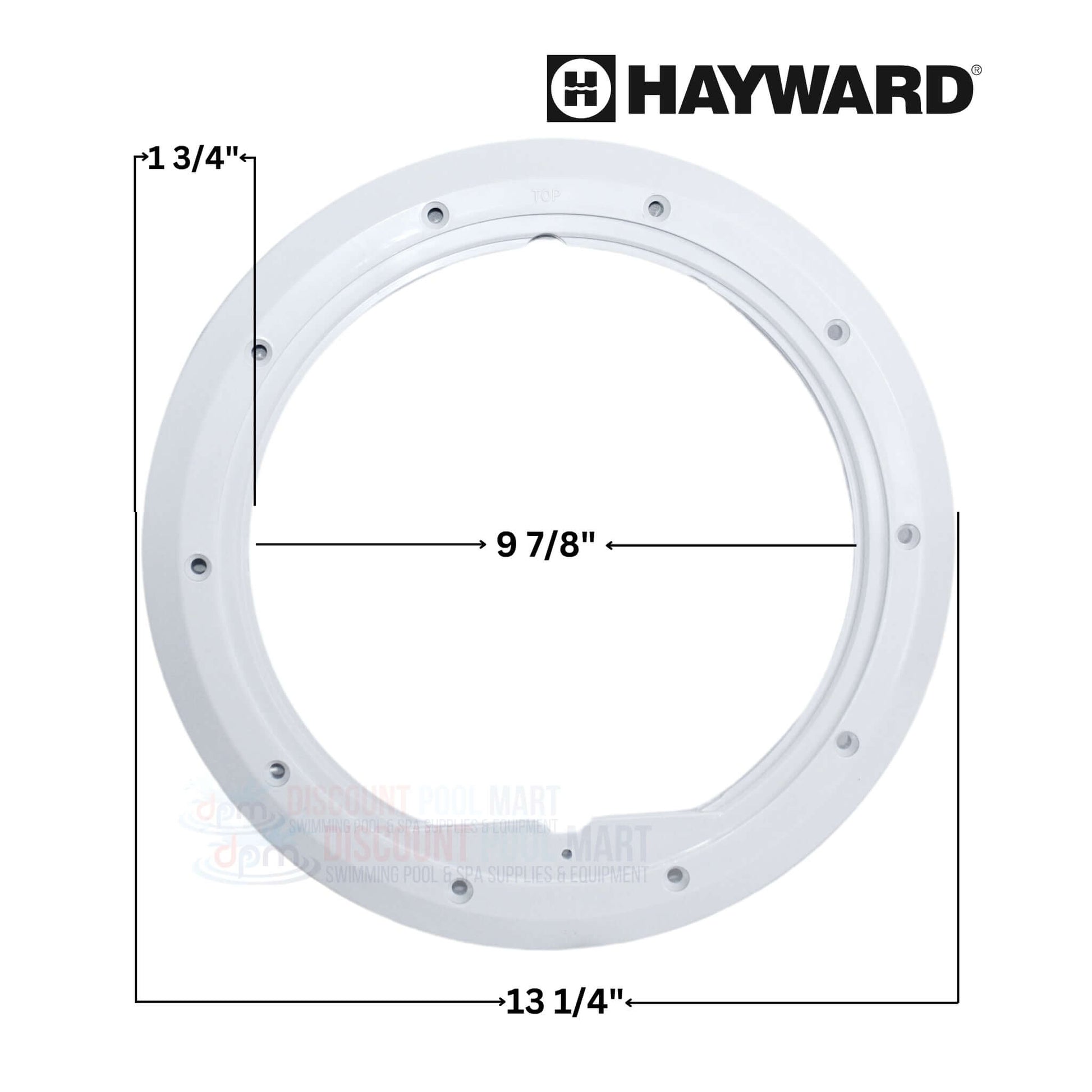 Hayward Front Frame Face Plate SPX0507A1 for SP0507 Shell Niche | DPM Discount Pool Mart, dimensions 9 7/8" x 13 1/4"