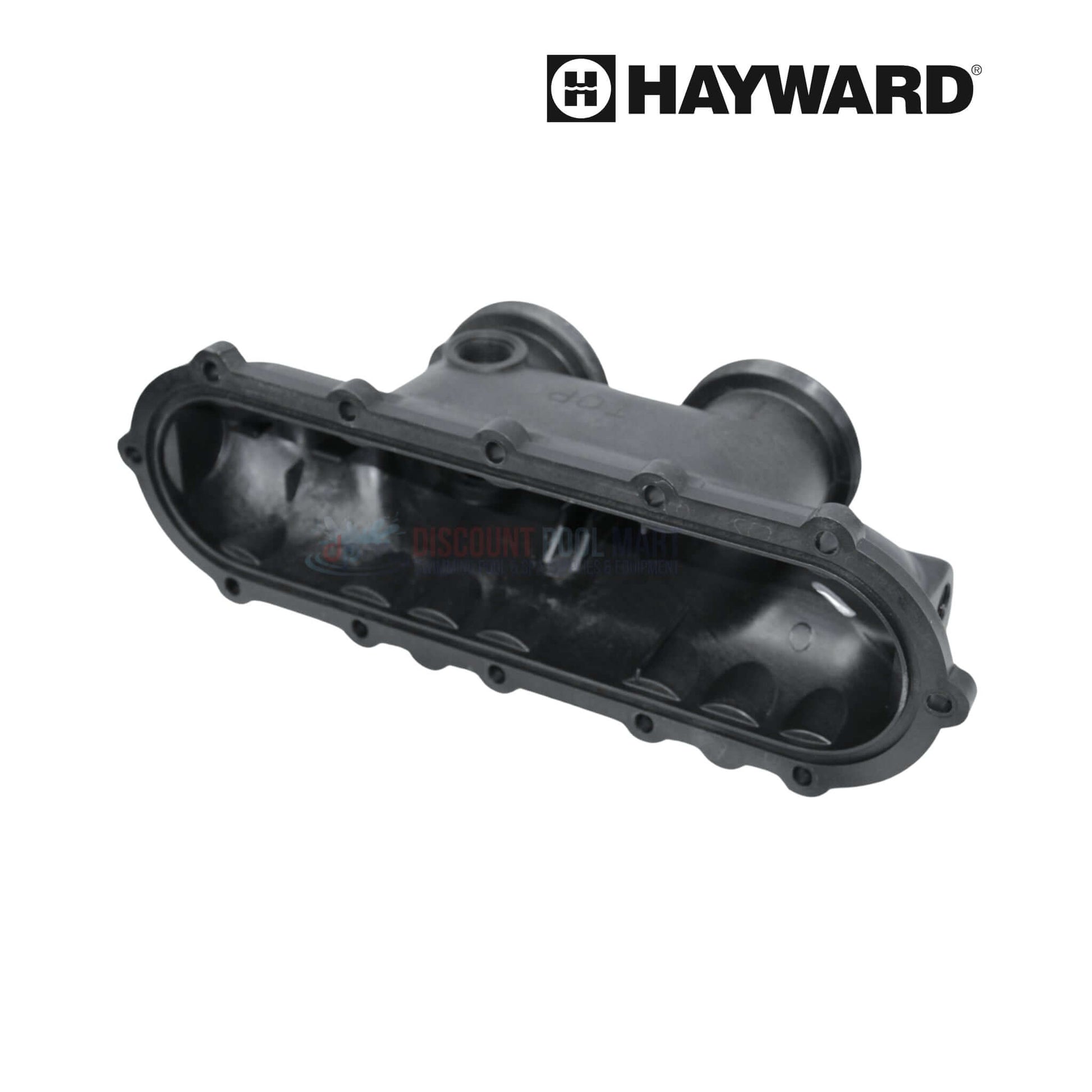 Hayward replacement front header for H-Series heaters. OEM part HAXFHD1931 at Discount Pool Mart DPM.