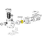 Hayward SPX3220C impeller diagram for TriStar and EcoStar pumps from Discount Pool Mart DPM, showing components and assembly.