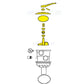 Hayward SPX0714BA Key, Cover, and Handle Assembly diagram for SP0714T Multiport Valves at Discount Pool Mart DPM