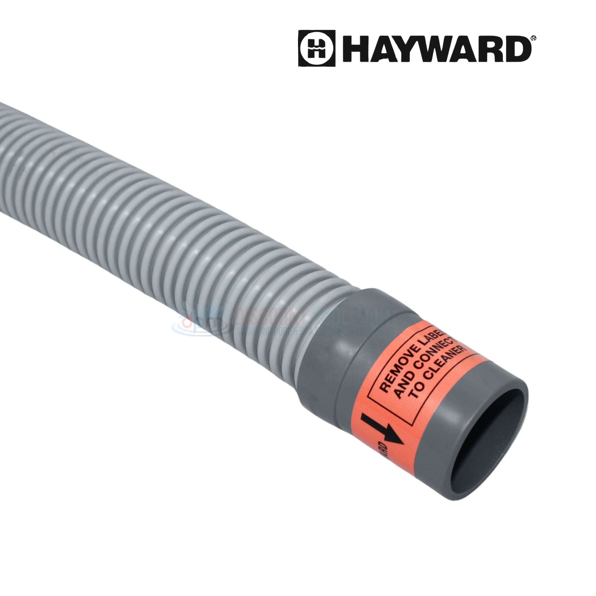 Hayward Leader Hose for Pool Vac & Navigator - HSLHK110GR by Discount Pool Mart, gray hose segment for optimal cleaning.