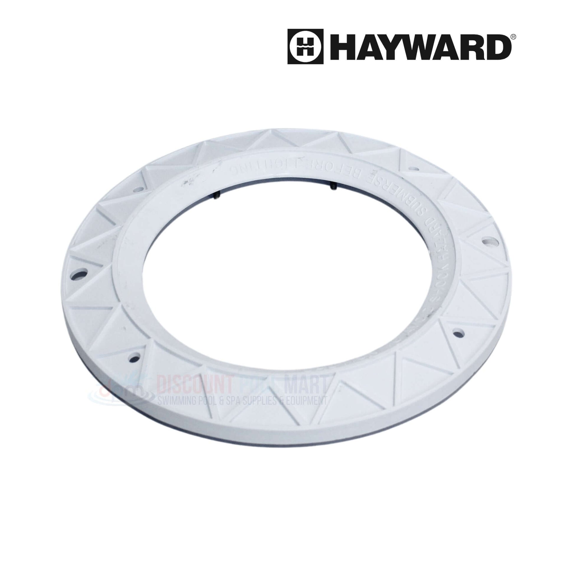 Hayward Light Face Rim SPX0540A for StarLite series, 10-3/4 in, durable Cycolac, available at Discount Pool Mart.