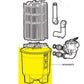 Hayward DEX2420ATC Lower Filter Body with Clamp for pool filtration system at Discount Pool Mart DPM.