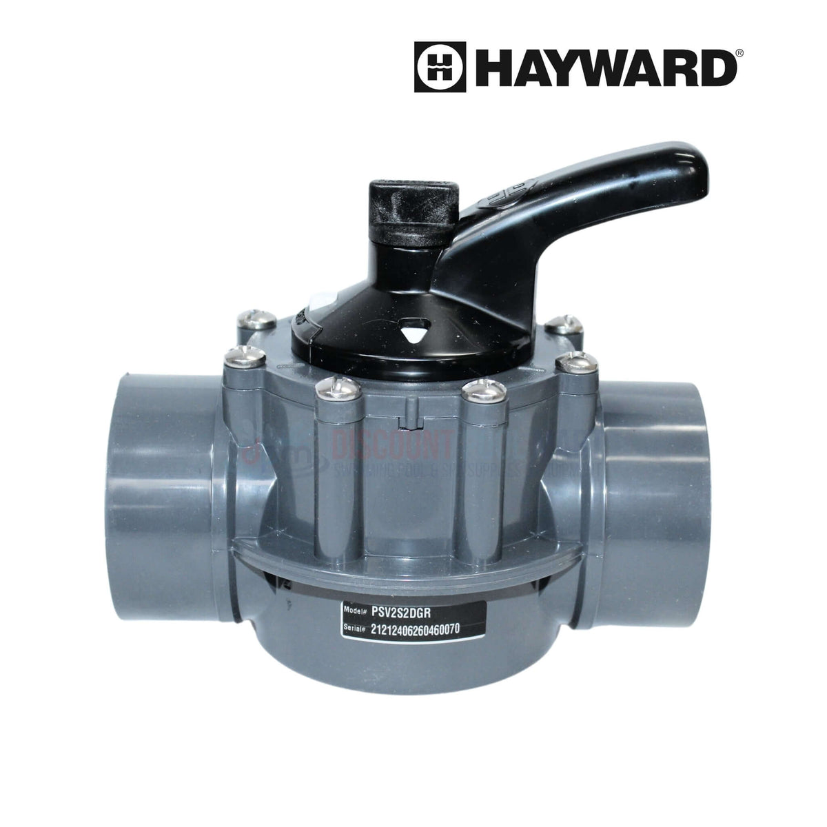 Hayward PVC 3-Port Diverter Valve PSV3S2DGR for pool and spa systems, Discount Pool Mart DPM.