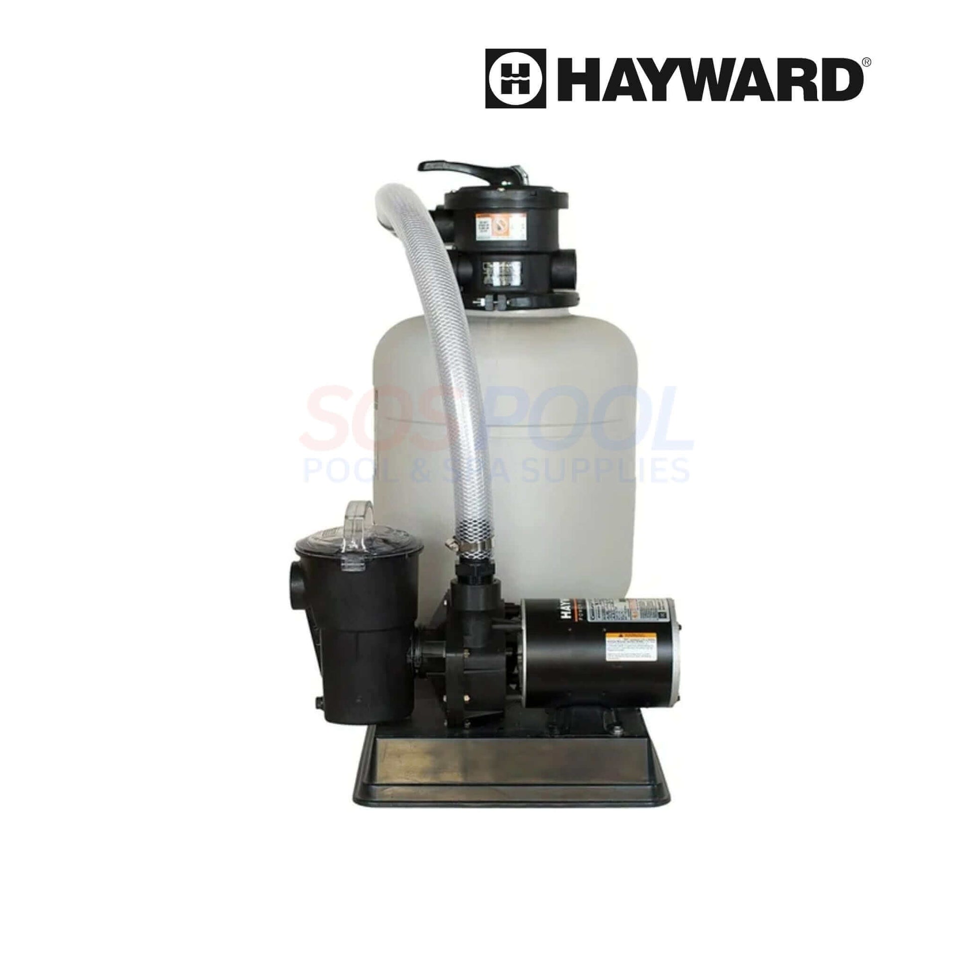 Hayward ProSeries 16" Sand Filter System with 1 HP Power-Flo LX Pump for above-ground pools | SOS Pool