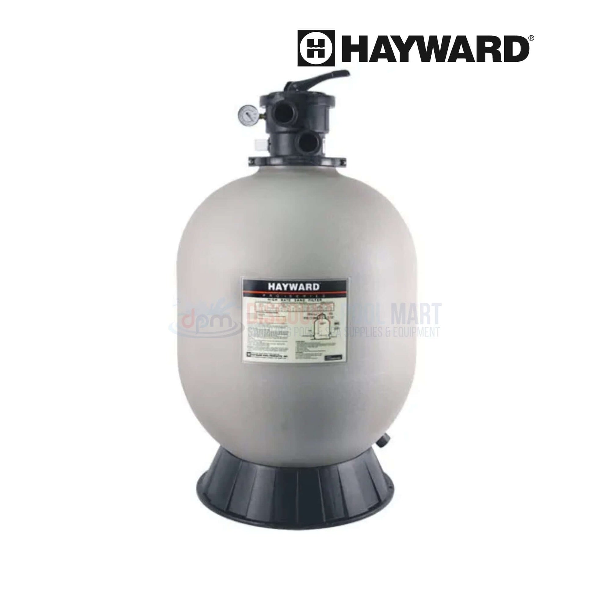 Hayward ProSeries 24" Top Mount Sand Filter S244T from Discount Pool Mart DPM, efficient pool water filtration system.