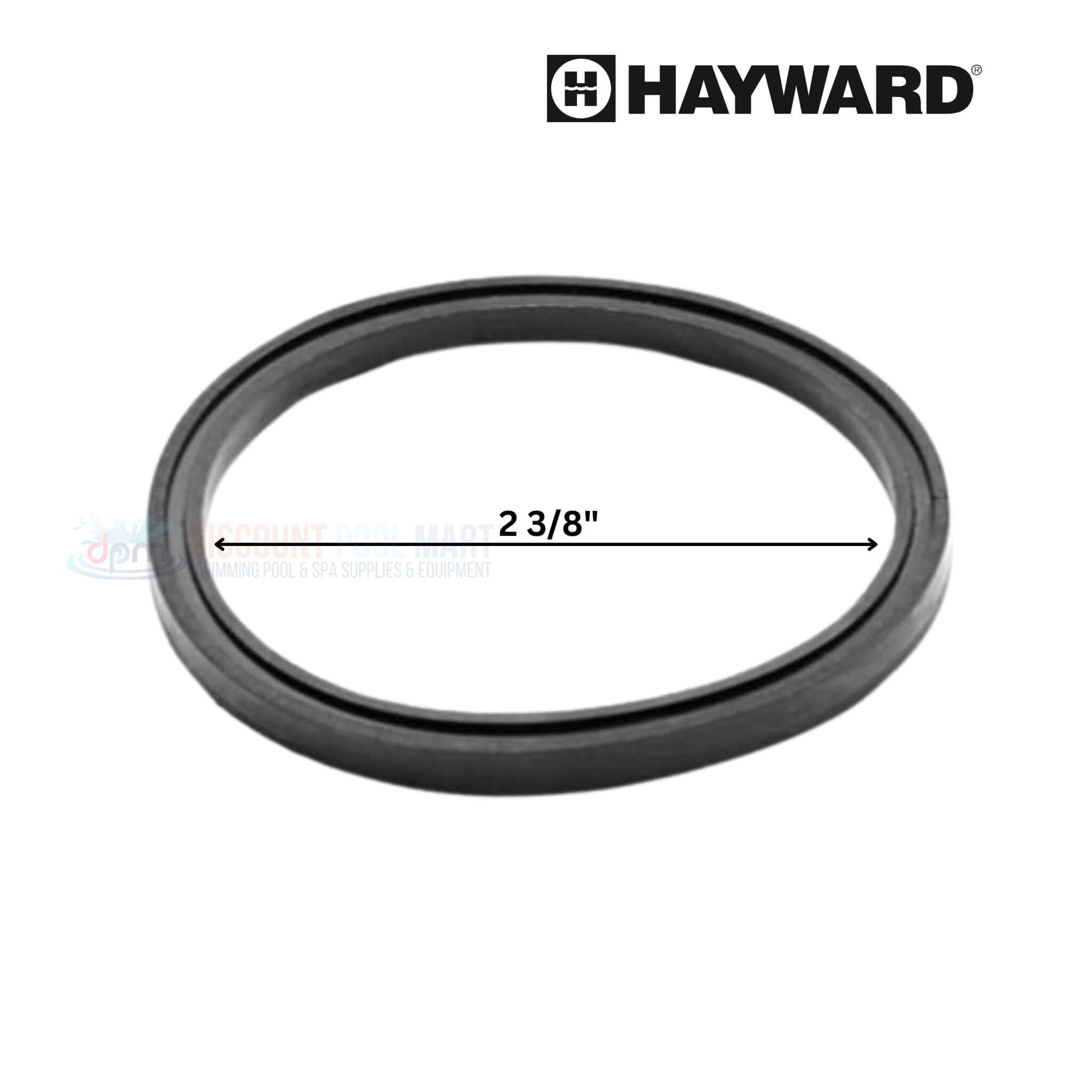 Hayward replacement gasket measuring 2 3/8" for Super Pump maintenance from Discount Pool Mart DPM.