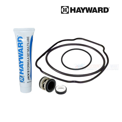 Hayward Quick Fix Kit components including lubricant and seals for TriStar and EcoStar pumps. SKU: SPXHKIT100RS - Discount Pool Mart DPM.