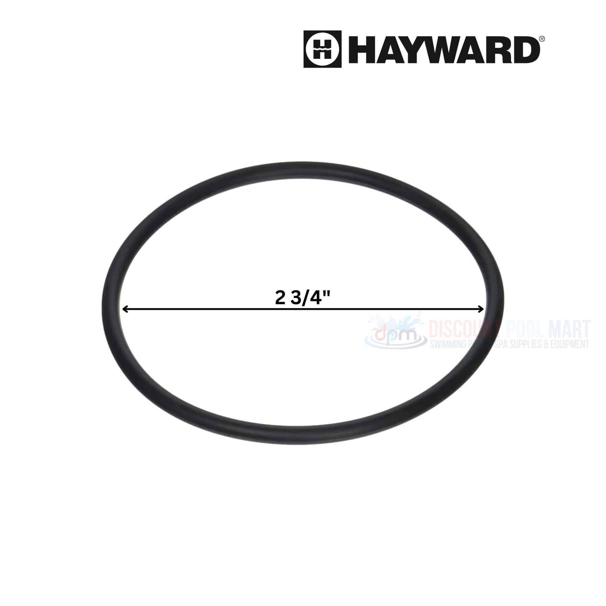 Hayward replacement O-ring measuring 2 3/4" for TriStar and EcoStar Pumps at Discount Pool Mart DPM.