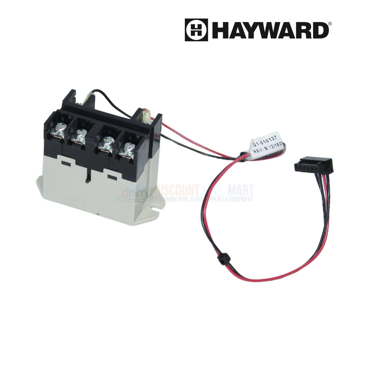 Hayward HLRELAY high-voltage relay module for OmniLogic pool control, available at Discount Pool Mart DPM.