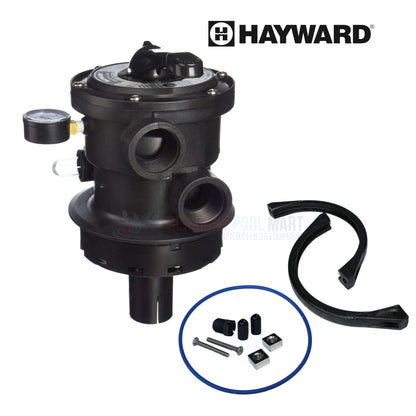 Hayward Top Mount Vari-Flo Multiport Valve with Clamp for pool maintenance | Discount Pool Mart DPM