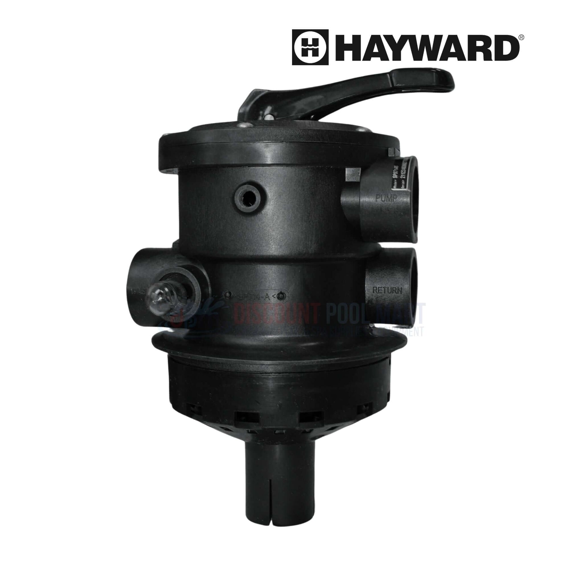 Hayward Top Mount Vari-Flo Multiport Valve with Clamp | DPM Discount Pool Mart | 1.5 inch filtration system