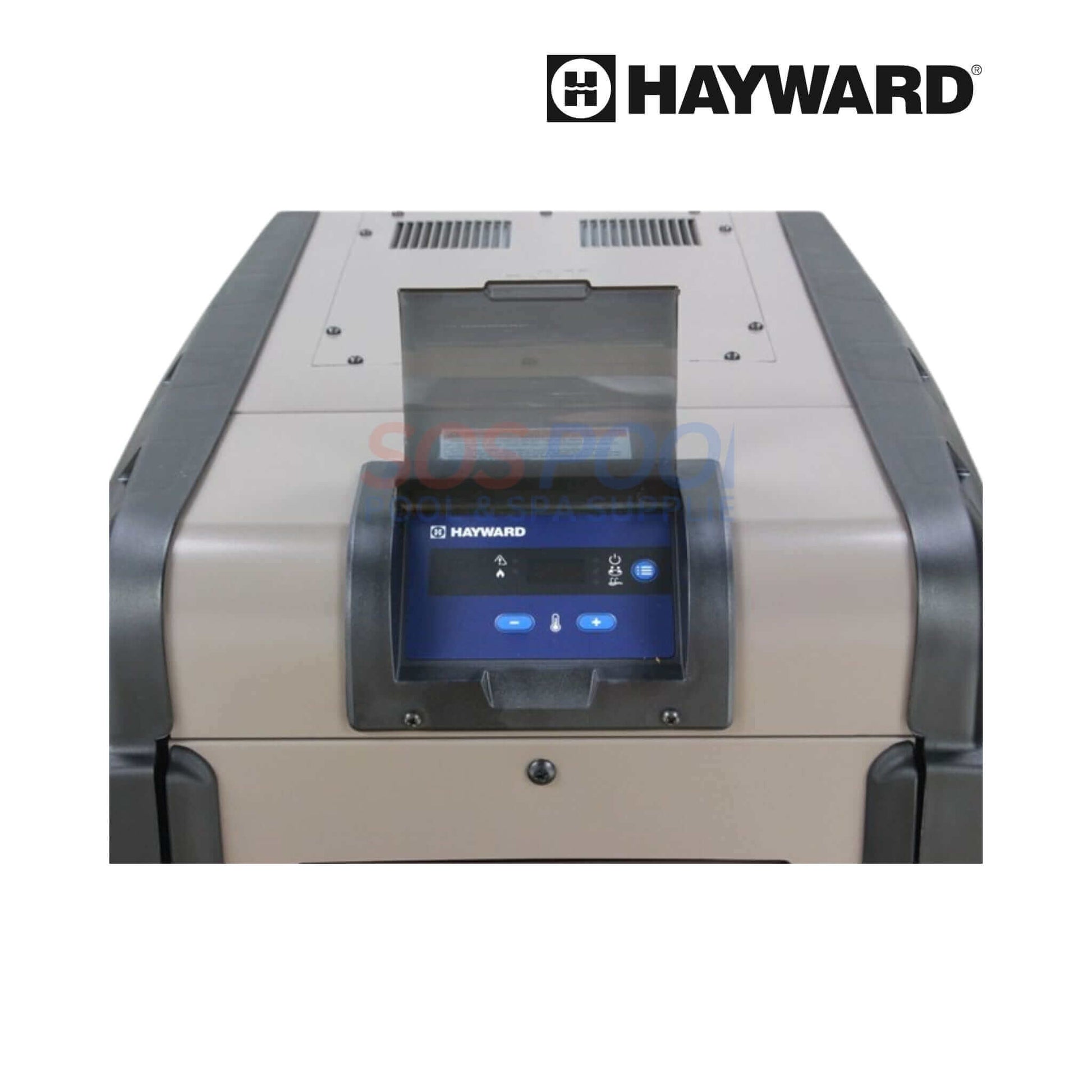 Hayward Universal H-Series Natural Gas Heater W3H250FDN control panel for SOS Pool, 250,000 BTUs, Low NOx.